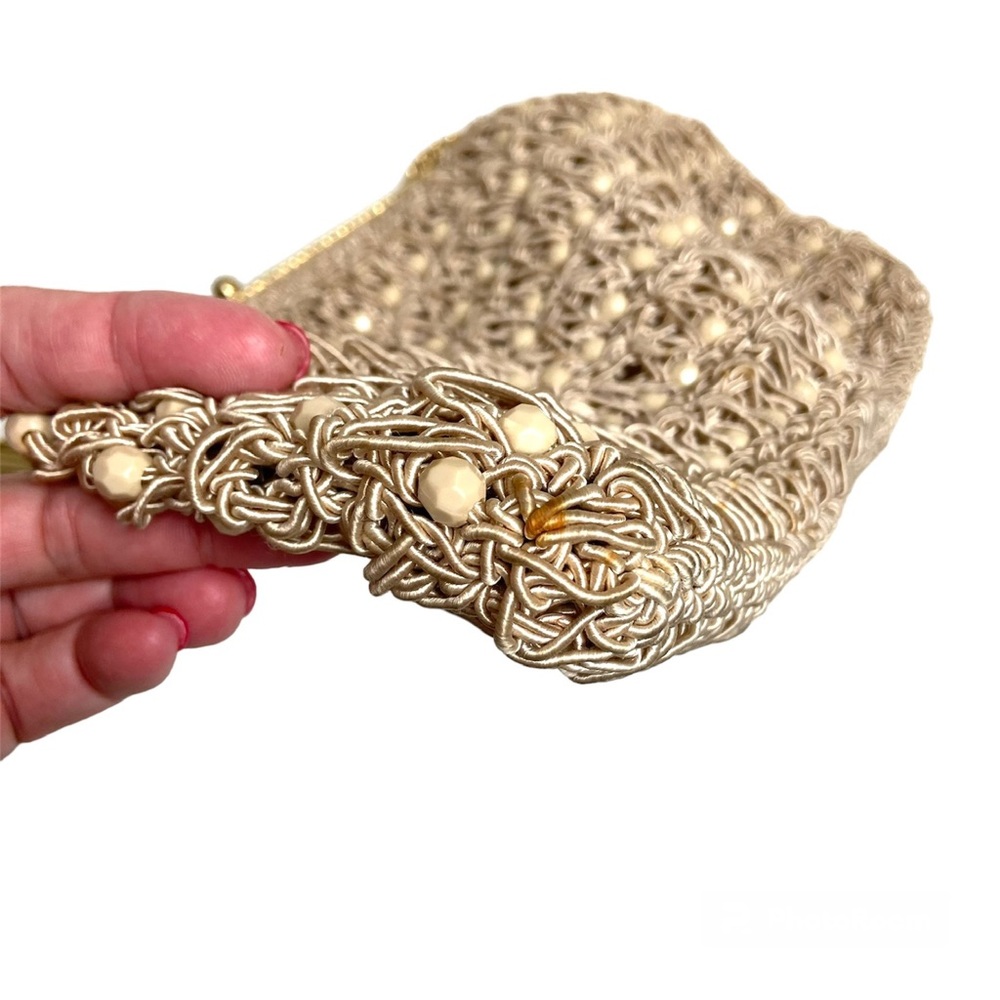 Vintage Made In Italy Beaded Evening Bag - Picture 6 of 15